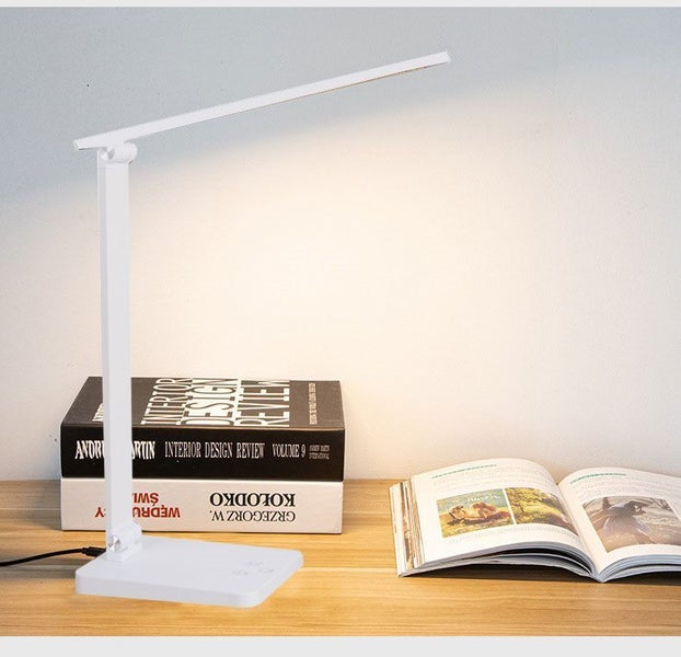Table Desk Lamp With Wireless Charger Multifunctional USB LED Light Carousel 2