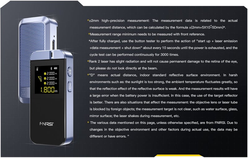 Digital Distance Meter-Smart Laser Rangefinder 40M Laser Tape Measure APP Carousel 11