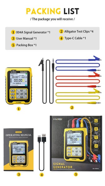 Signal Generator 4-20mA Multifunctional PT100 Thermocouple Resistance Pressure Carousel 13