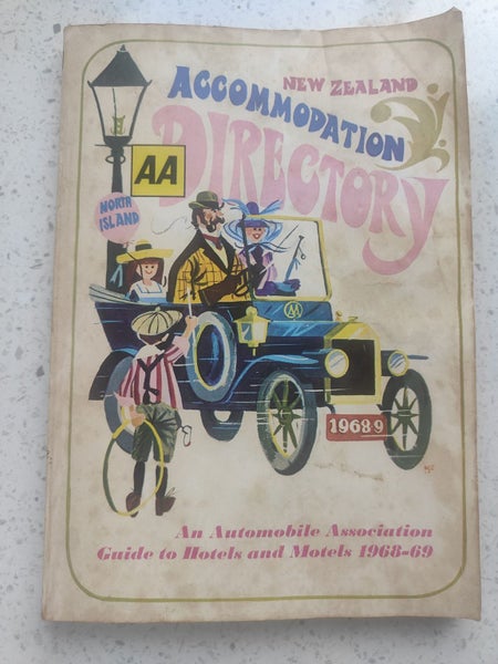 1968-69 NZ AA North Island Accommodation Directory AS PICTURED Carousel 1