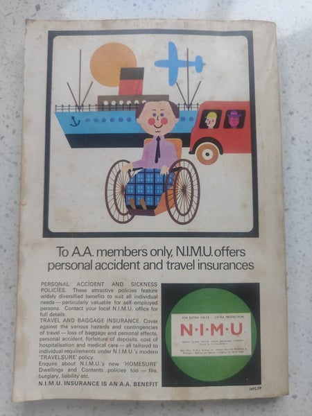 1968-69 NZ AA North Island Accommodation Directory AS PICTURED Carousel 2