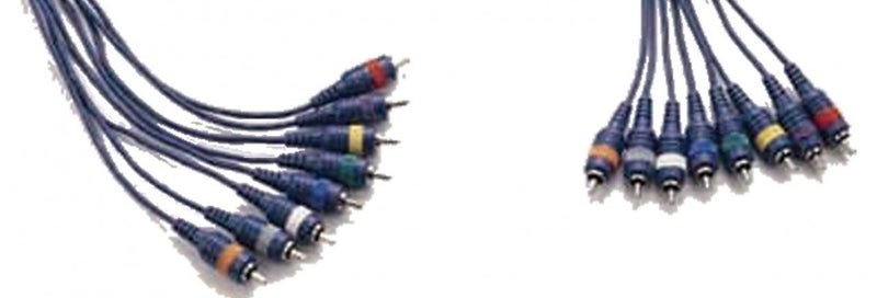 Maximum 8 way, RCA to RCA cable loom, 3 metre Carousel 1