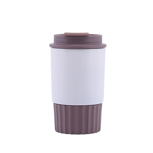 12oz Travel Mug with Leakproof Lid Ideal for Hot/Ice Coffee -White Carousel 1