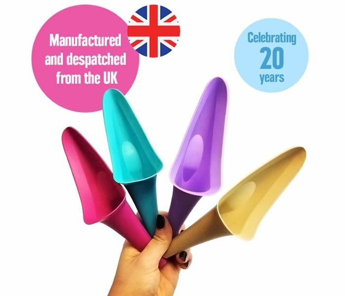 SHEWEE FLEXI- AQUA -All Gender Group Urination Device-Wider and Flexible SHE WEE Carousel 2