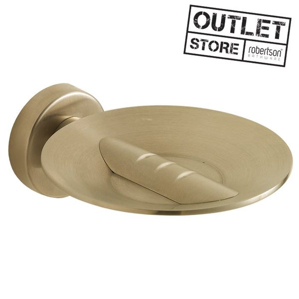 DELETED LINE - PROJECT METAL SOAP DISH OPEN BRUSHED BRASS Carousel 1