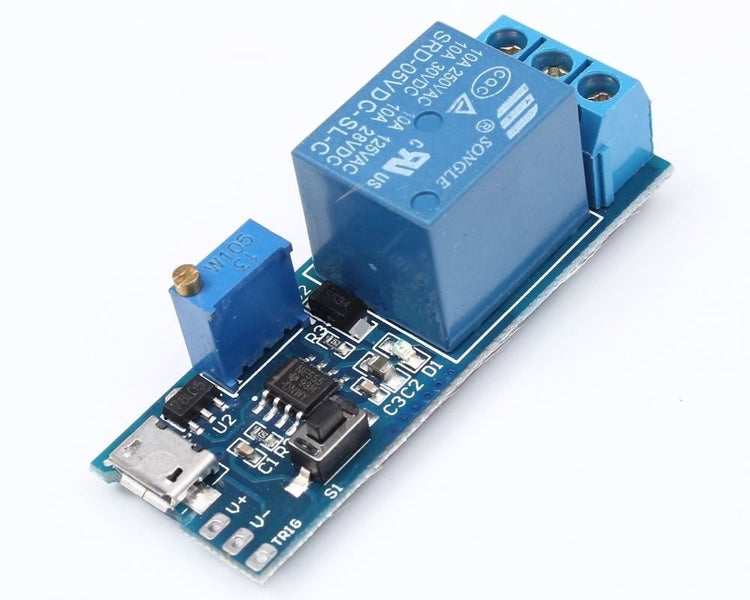5-30V delay timer 0-22 sec switch relay micro USB YE6 Carousel 1