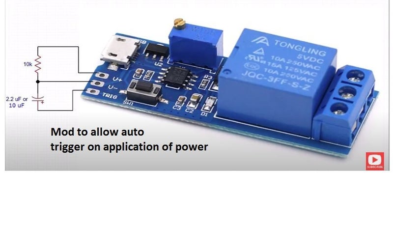 5-30V delay timer 0-22 sec switch relay micro USB YE6 Carousel 3