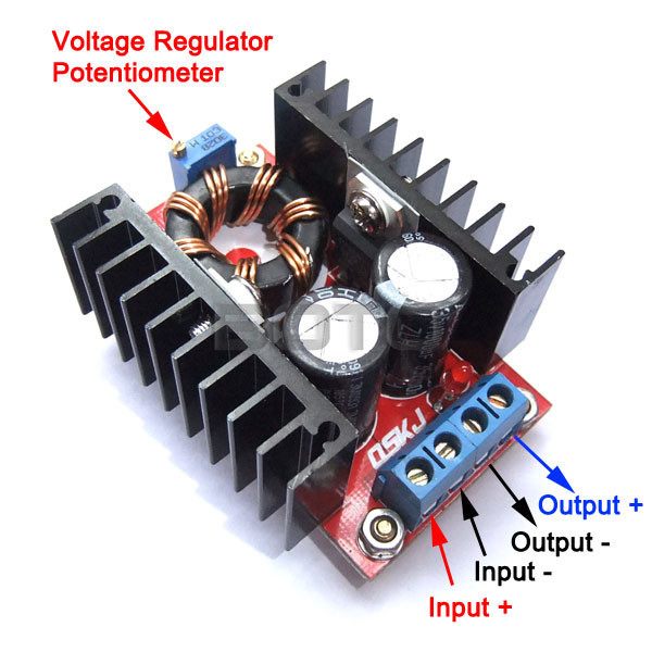 Boost Module 100W DC-DC 10-32V to 60-97V RA6 RA5 Carousel 1