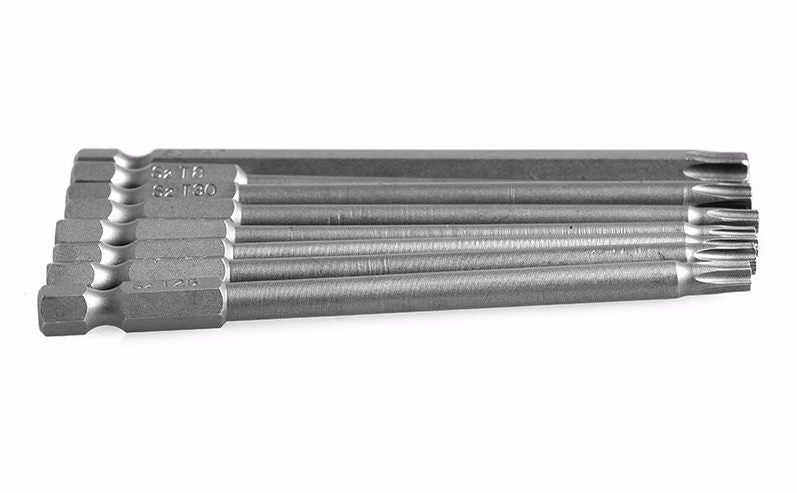 Screwdriver Bit Set HEX Head X 50 mm H1.5 to H8 1/4 hex shank GD5 Carousel 5