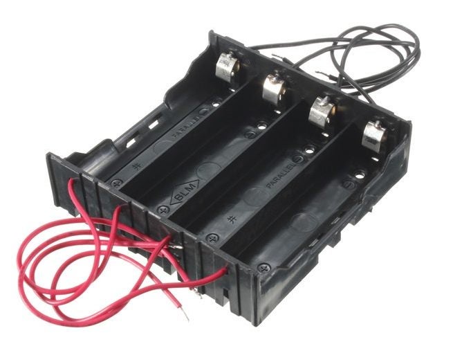 Battery Holder for Quad Lithium 18650 Battery with wires LB5 Carousel 1