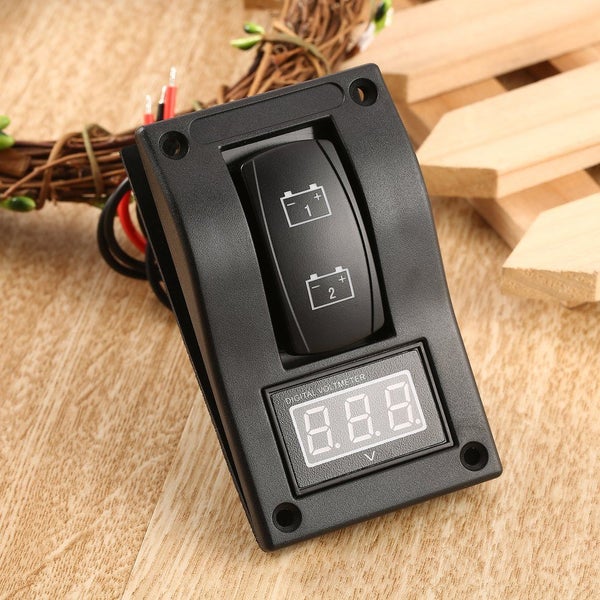 Dual Battery Monitor Switch House / Standby / Start illuminated 12V- 24V LED LG8 Carousel 2