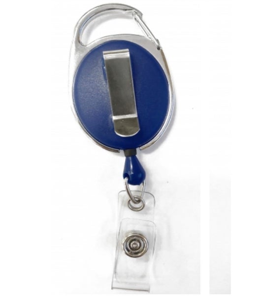 Clip on Retractable Badge name tag ID tag Holder -Blue or Black LE3 Carousel 2