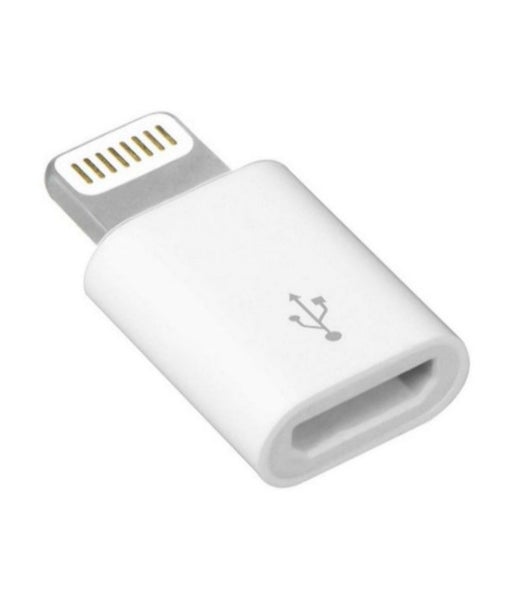 Micro USB to Lightning Adaptor Converter White LE6 Carousel 3
