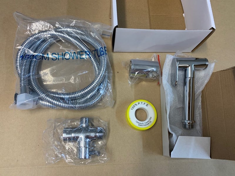 Bidet Sprayer Set - with a three way valve Carousel 1
