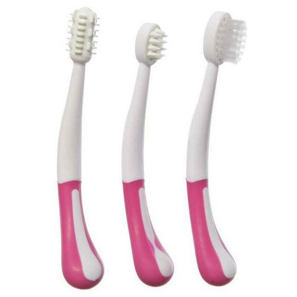 Dreambaby 3 Stage Toothbrush Set (Pink) Carousel 1