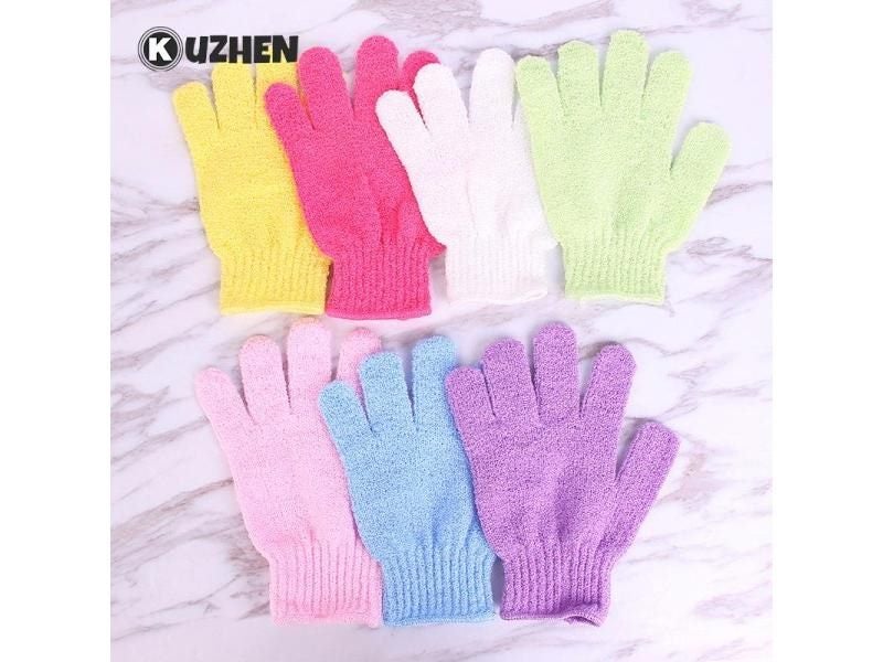 Exfoliating Body Massage Sponge Bath Gloves Skin Bath Shower Wash Cloth Shower Carousel 1