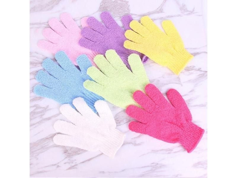 Exfoliating Body Massage Sponge Bath Gloves Skin Bath Shower Wash Cloth Shower Carousel 2