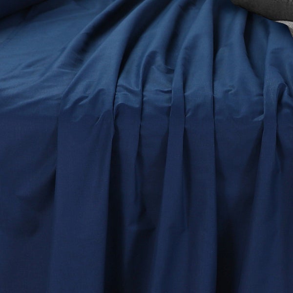 Cotton Rich Flat & Fitted Sheet Set - Deep Blue Carousel 4