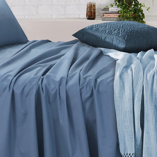 Cotton Rich Flat & Fitted Sheet Set - Marine Carousel 2