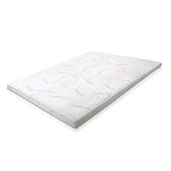 Memory Foam Mattress Topper Bamboo Cover Carousel 1