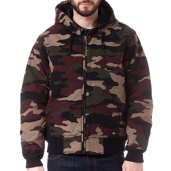 Dickies Bennett Zip Up Jacket Camouflage Carousel 1