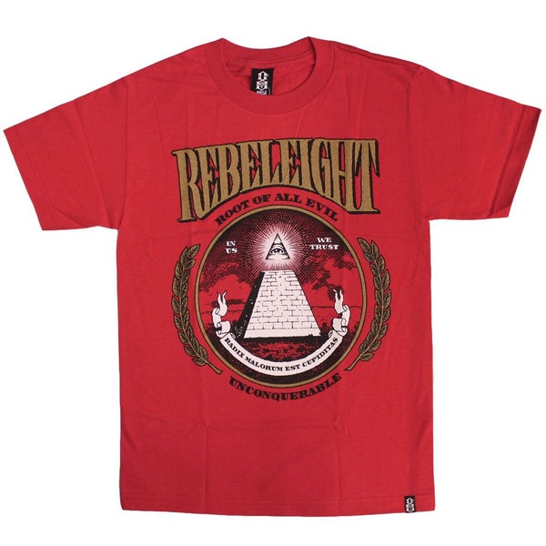 Rebel8 Route Of All Evil T-shirt Red Carousel 1