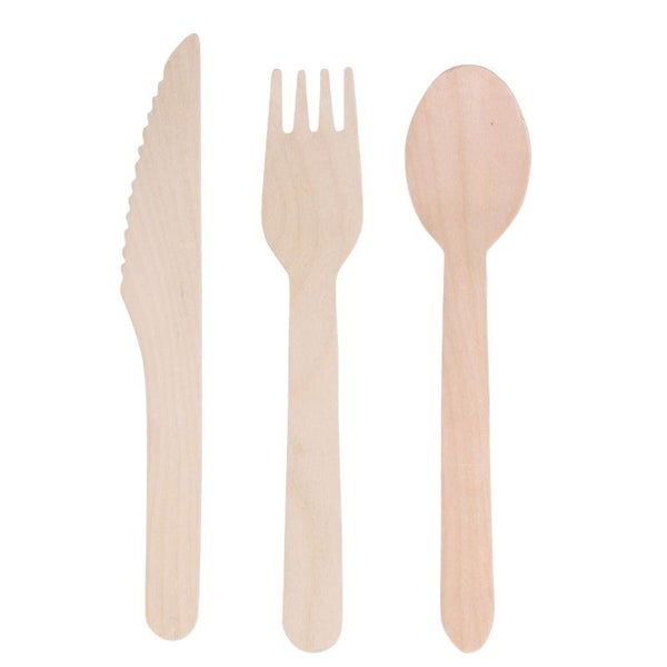 Birch Party Pack - 18 Piece Set (6 X Knives, 6 X Spoons, 6 X Forks) Carousel 1