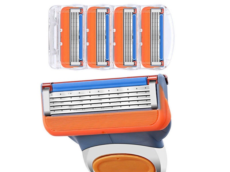 Non Brand 8Pcs 5 Layer Razor Blades Refills Compatible for Gillette Fusion5 Carousel 1