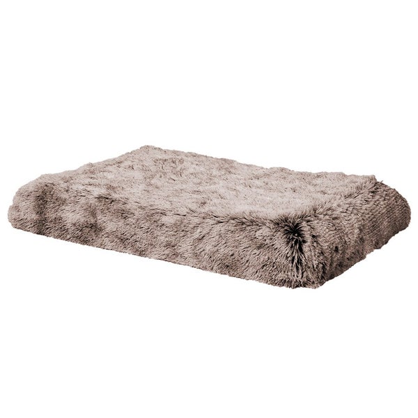 Pawz Pet Calming Bed Memory Foam Orthopedic Removable Cover Washable M Coffee Carousel 1