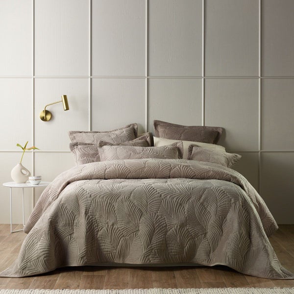 Bianca Kairo Taupe Coverlet Set Carousel 1