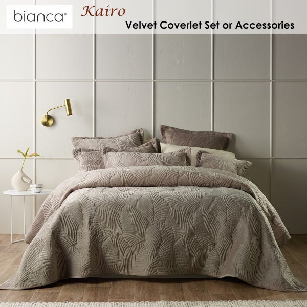 Bianca Kairo Taupe Coverlet Set Carousel 2