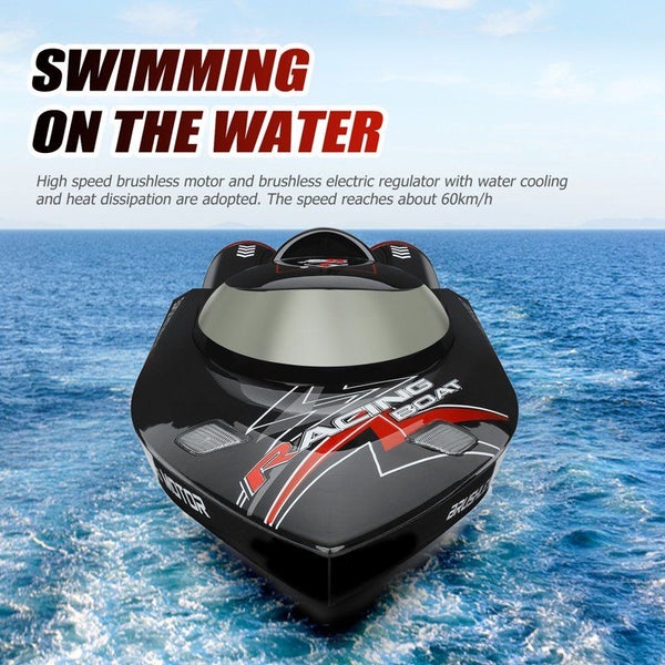 60km/h 2.4GHz Remote Control Boat Toy Gift for Kids Adults Boys Remote Control Carousel 2