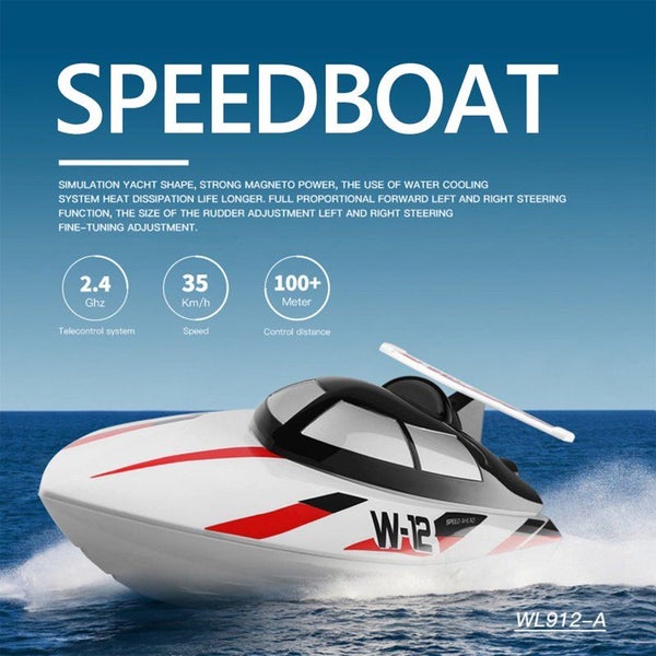 RC Boat, 35KM/H High Speed RC Racing Boat for Kids and Adults, 2.4GHz Remote Carousel 2