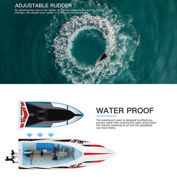 RC Boat, 35KM/H High Speed RC Racing Boat for Kids and Adults, 2.4GHz Remote Carousel 10