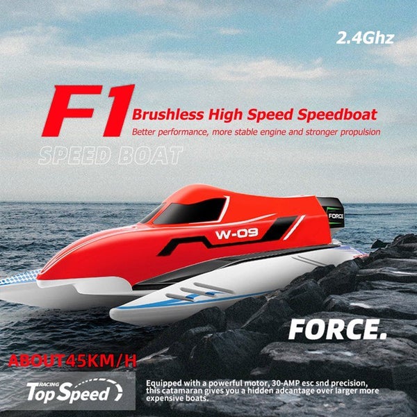 Remote Control Boats 2.4G 45km/h High Speed Toy Gift for Kids Adults Boys Girls Carousel 2