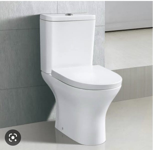 Toilet Suite - Two Piece 2008 S-Pan Rimless Flushing - Lennox bathroom - Special Carousel 1
