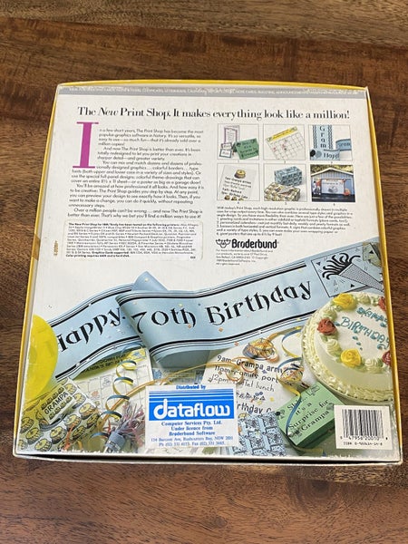 PC - Broderbund - The New Print Shop - IBM & TANDY - Floppy Carousel 2