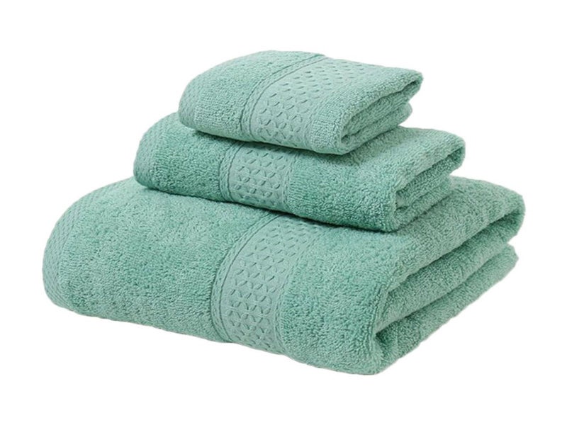 3pcs Cotton Towel Set Soft Lightweight Bath Towel Set Carousel 8