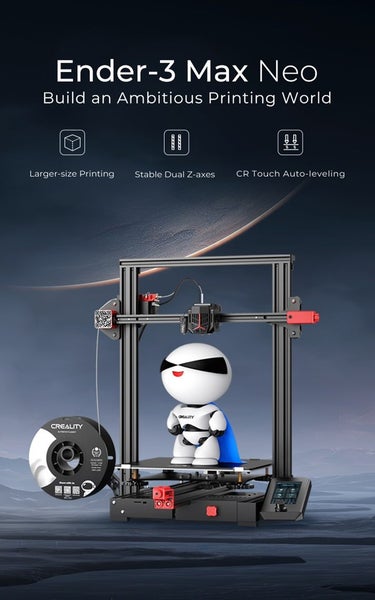 Creality Ender 3 MAX NEO 3D Printer 300x300x320mm, Dual Z-axis, CR-trouch Carousel 1