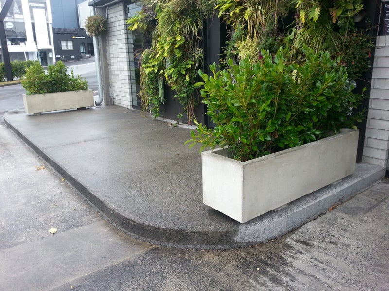 Large Concrete trough planter 1200Lx380Wx520Hmm Carousel 2