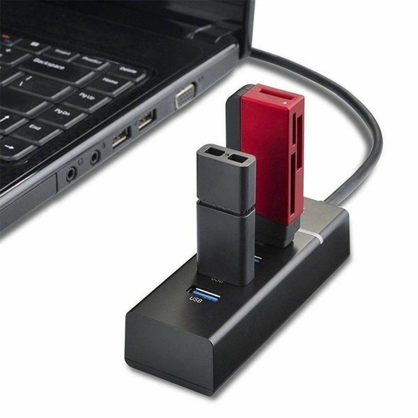 Usb 3.0 Hub High Speed 4 Port Independent Switch Four Bit Splitter Multi Interf Carousel 5