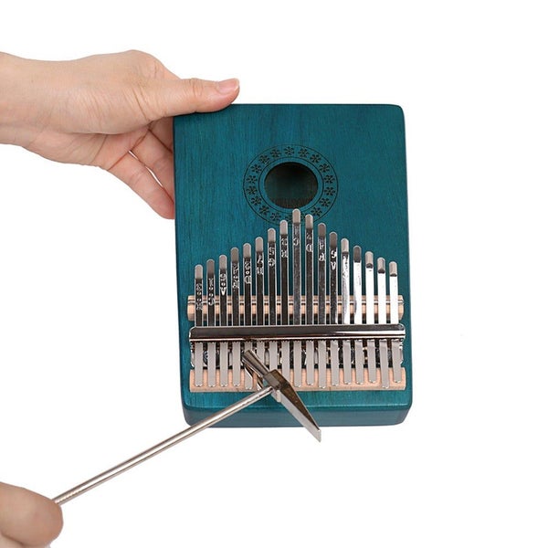 17 Key Kalimba Mahogany Thumb Piano Mbira Natural Mini Keyboard Instrument Gift Carousel 3