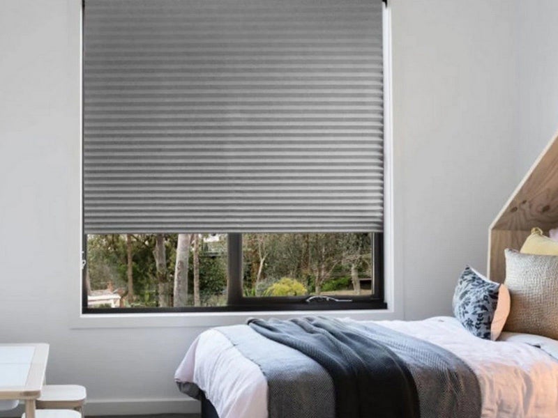 150x60cm Grey Window Shades Pleated Blinds Light Blocking Pleated Shades Carousel 1