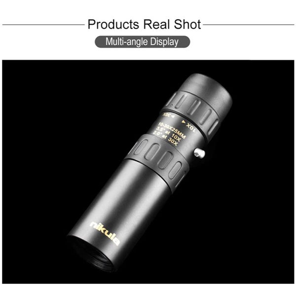 10 30X25 Zoom Monocular High Quality Telescope Pocket Binoculo Hunting Optical P Carousel 7