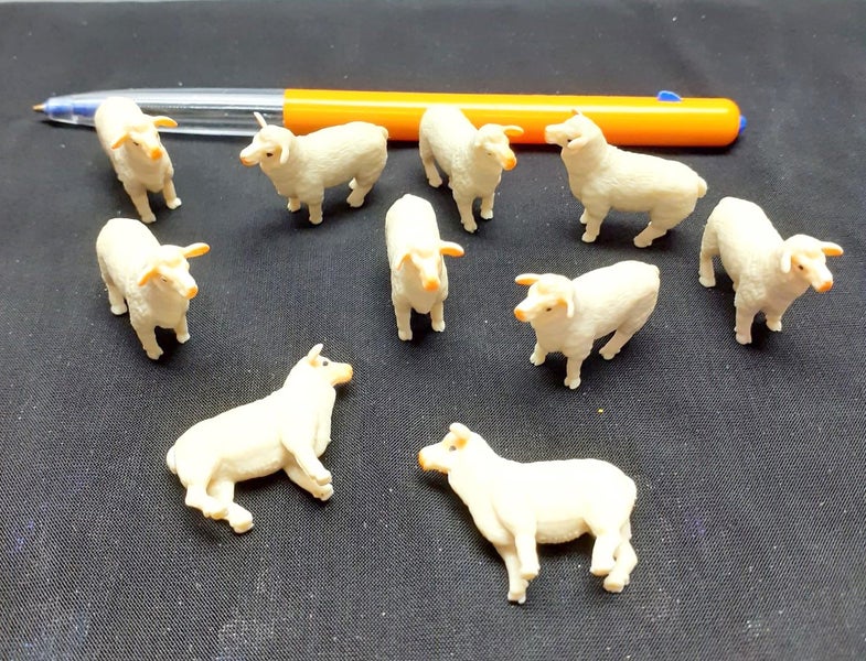 Ewe Figures - Set of 10 Counters - Safari Brand Carousel 1