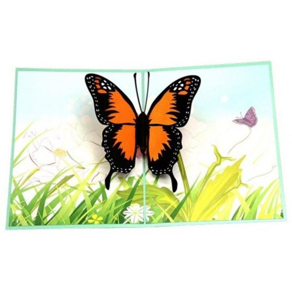 Hod Health And Home Creative 3D Butterfly Design Greeting Card Multi Greeting Ca Carousel 4