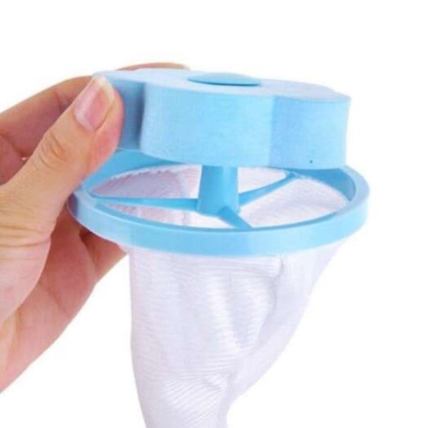 Washing Machine Hair Removal Filter Bag Laundry Ball Sky Blue Laundry Bags Carousel 5
