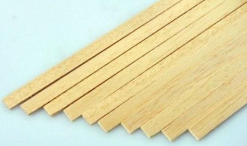 Wooden Model Ship Fitting - Obechi 1.8 x 3 x 550mm (50) Carousel 1