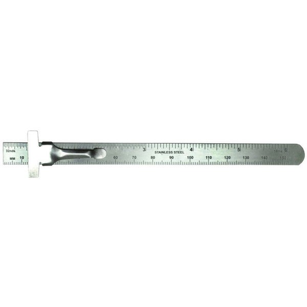 Hobby Tool - Ruler 6" Stainless Steel Carousel 1