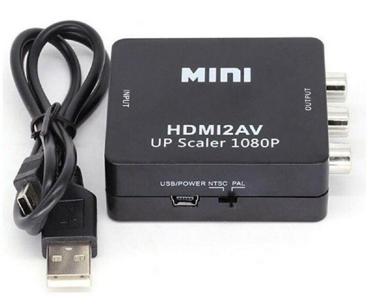 HDMI To RCA AV Adapter Converter Cable 3RCA 1080P Carousel 1